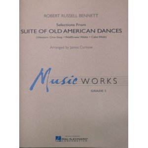 画像: 吹奏楽譜　古いアメリカ舞曲による組曲（Suite　of　Old　American　Dances)　作曲／R,Rベネット　編曲／J,カーナウ