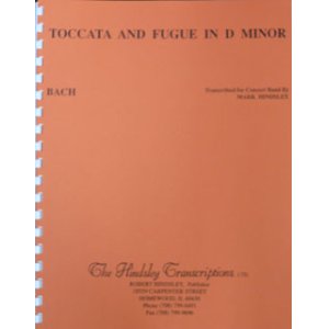 画像: 吹奏楽譜　トッカータとフーガ　ニ短調　（TOCCATA & FUGUE IN D MINOR）作曲者 ／バッハ　編曲者 ／ハインズレー【2023年8月改定】