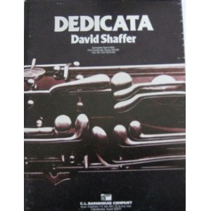 画像: 吹奏楽譜特価セール　デディカータ（DEDICATA)　作曲／David　Shaffer（デビット・シェーファー）