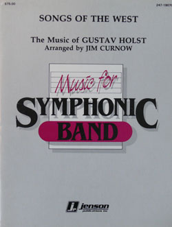 画像1: 吹奏楽譜特価セール　西部の歌（SONGS　OF　THE　WEST）　作曲／GUSTAV　HOLST　編曲／JIM　CURNOW